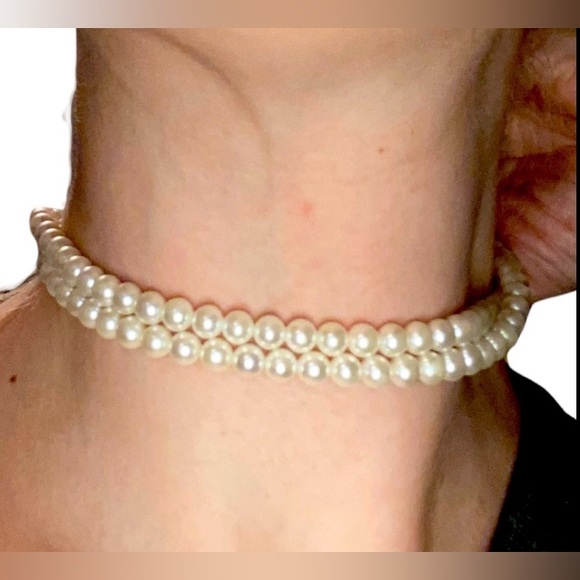 🌸 PEARL CHOKER NECKLACE & BRACELET SET (Youth/Child Size) - Picture 10 of 10